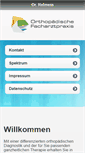 Mobile Screenshot of orthopaedie-reimers-braunschweig.de